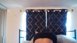Watch this sexy Latinos ass bounce and shake while he pegs sex dolls ass and pussy