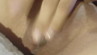 Sister alone at home masturbating hot until cum...