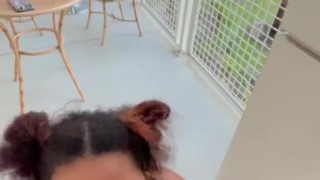 I wanted to throat him on the balcony