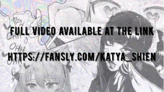 double cumshot on feet, licks her legs and eats cum from stockings