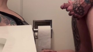 SHE IS GOING PEE AND DADDY COMES AND PISSES ON HER