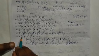 Math question set for class 10