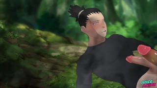 Asuma Sensei knows how to rub yummy cock ( Naruto Yaoi )