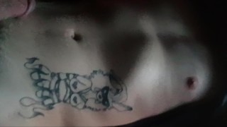 Denver Dubois PRECUM Huge Cock in Cock Ring