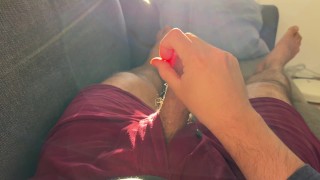 Israeli guy jerking off