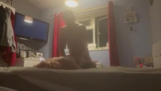 I impregnate the babysitter while the wife showers. Creampie her tight virgin pussy.
