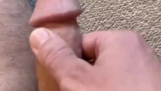 Using my precum for lube