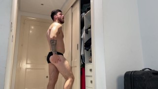 Giant ass crush in suit