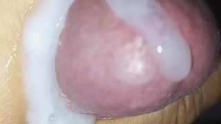 Masturbating in my stepsister's bed, leaving traces of milk for her she lets squirt