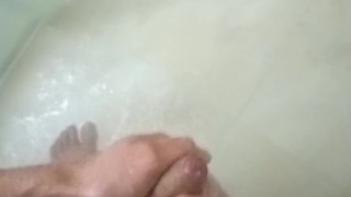 Bad boy masturbates in the shower!