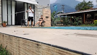 I give a blowjob to the pool boy, I'm the most whore