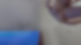 College dude jerks off and fucks hole with dildo