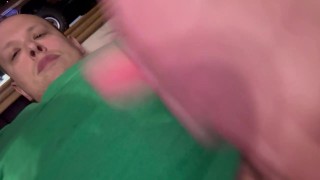 Stroking my cock
