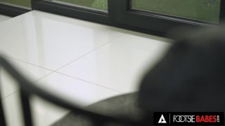 FOOTSIE BABES - Stunning Busty MILF Shalina Devine Loves Getting Cum On Her Pretty Feet