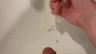 Washing my dick after sex