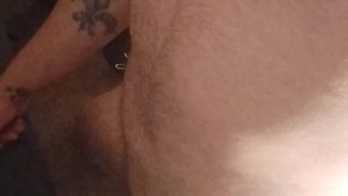 Humping a Fleshlight then handsfree cumshot