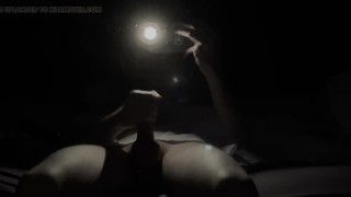 teen twink (18) jerks off in bed