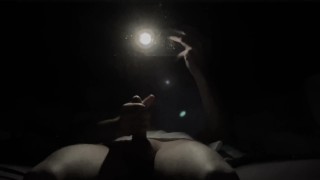 teen twink (18) jerks off in bed