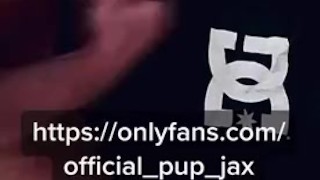 Jacking off huge cum shot onto DC shirt to wear.