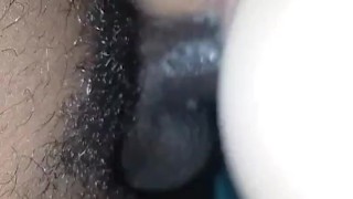 BluMagic gets thrilled by the BlaccHammer doggystyle and cream pies on the hammer