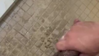Moaning while a beat my meat in the shower