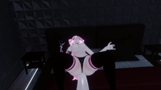 VRChat Girl Cute Moans until she cums with vibrator