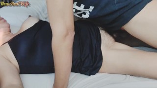 Milf Amateur wife having real sex gets a cum inside + creampie #10