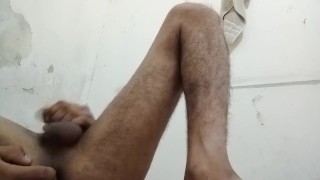 Pierced cock sucker Cody Walker caresses his big tool Desi gand