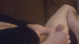 cumming all over the livingroom after cleaning all day yup thats me