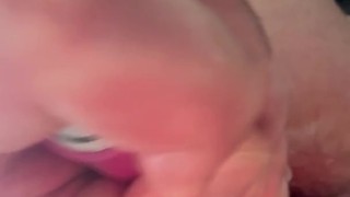 Fuck my straight ass with wife’s vibrator