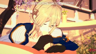VIOLET EVERGARDEN STRIPS FOR YOU 🥰 UNCENSORED HENTAI