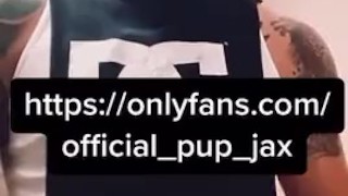 drinking piss from public restroom urinal on all fours ass up