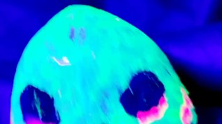 Big Dick Skeleton Cosplay Cumshot