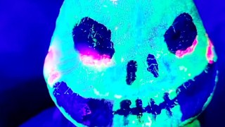 Big Dick Skeleton Cosplay Cumshot