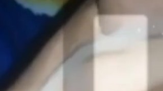 Teen cums with a big dick