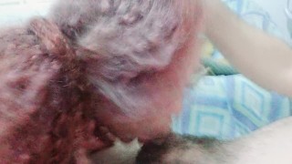 he fucks me with his cock, driving it deep until he ejaculates and the cum explodes in my wet mouth