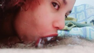 imagine mylittle pink mouth sucking you like that,baby Very soft,receiving and swallowing your sperm