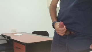Handjob in the doctor's office