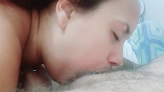 sucking this cock imagining how many hard cocks are masturbating through my little pink mouth,yummy