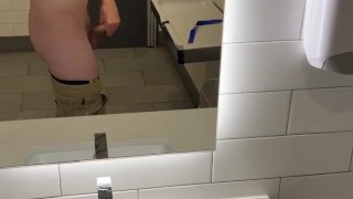 Almost got caught in public bathroom