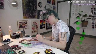 painting show fenellafox (Part 1)