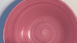 Cumshot in Plate from Neighbour Milf