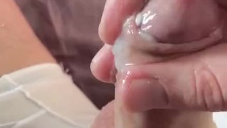 fat cock morning wank with double cumshot 🍌✊💦