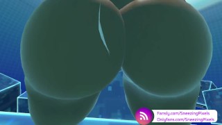 Sneezing Pixels twerking her thicc ass all in your face