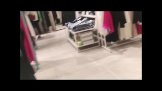 pee in a fitting room with Lavinia della Love