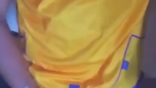Mexican Soccer Player Jerks Off