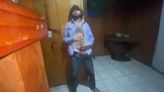 Onanism With Striped Shirt - Camera 1