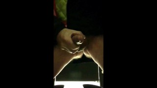 Construction Worker Public Toilet Jerk Off - Horny At Work