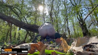 Anal Slut Close Up Fuck in the Woods