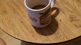 Morning cum in brew